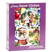 CHRISTMAS SNOW GLOBES - 100 PIECE JIGSAW PUZZLE